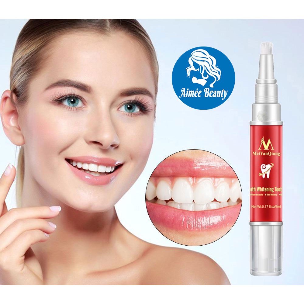 【Hàng Mới】MYQ Bút Tẩy trắng răng brush Essence vệ sinh răng miệng làm sạch Serum loại bỏ mảng bám vết răng tẩy