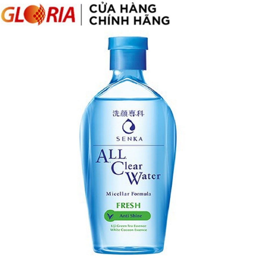 Nước tẩy trang Micellar Senka ALL Clear Water Fresh 230ml