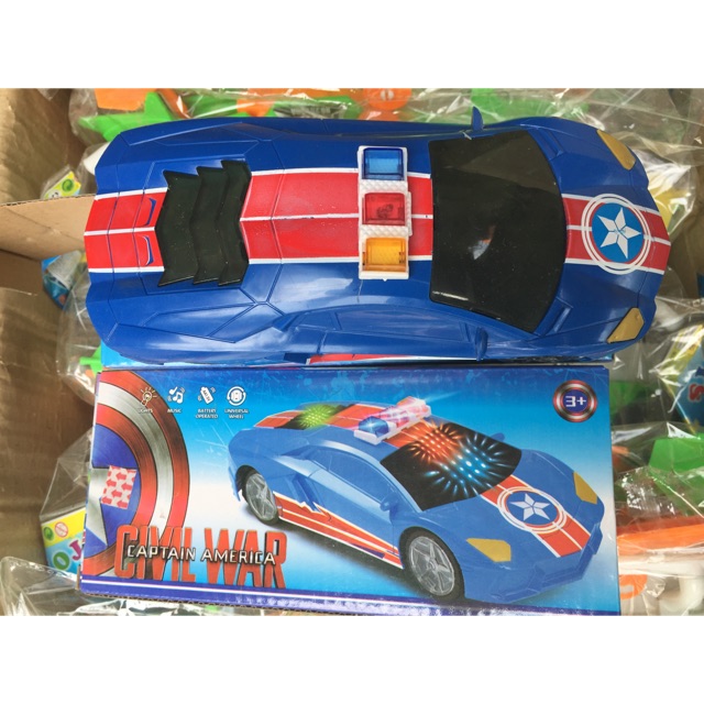 Oto chạy pin xanh biển