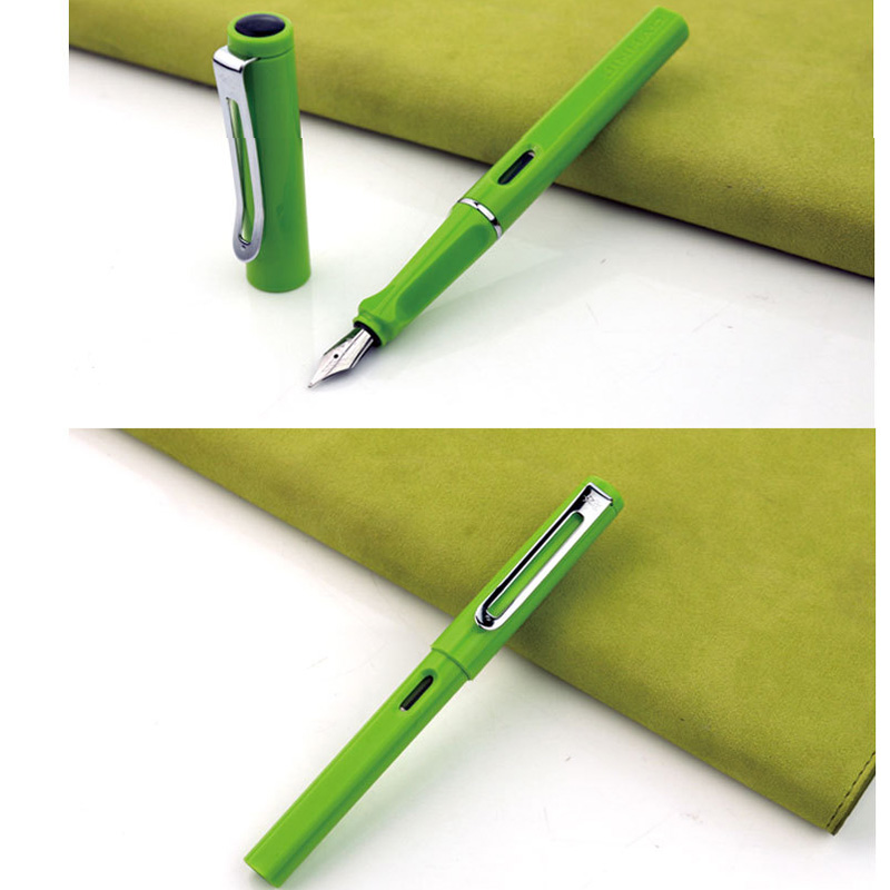 Cây viết-bút máy J599A vỏ nhựa cao cấp nhiều màu sắc, luyện chữ đẹp