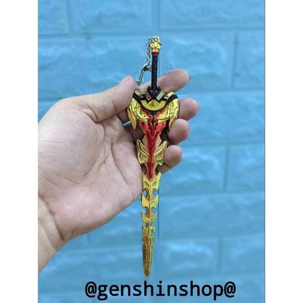 Mô hình móc khoá kjếm Ly Cốt Genshin Impact 20cm