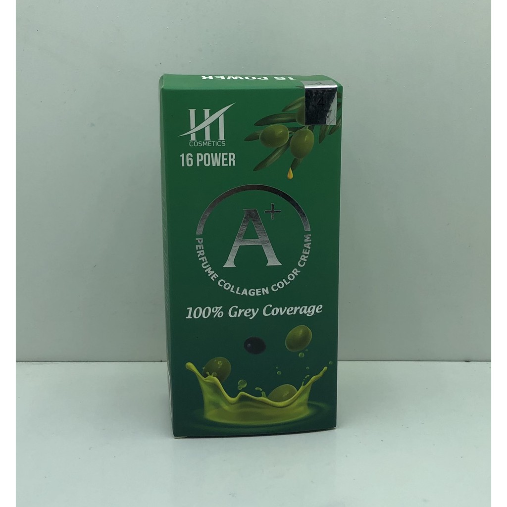 Nhuộm phủ bạc A+ COLLAGEN 16 POWER tinh chất olive chuẩn salon