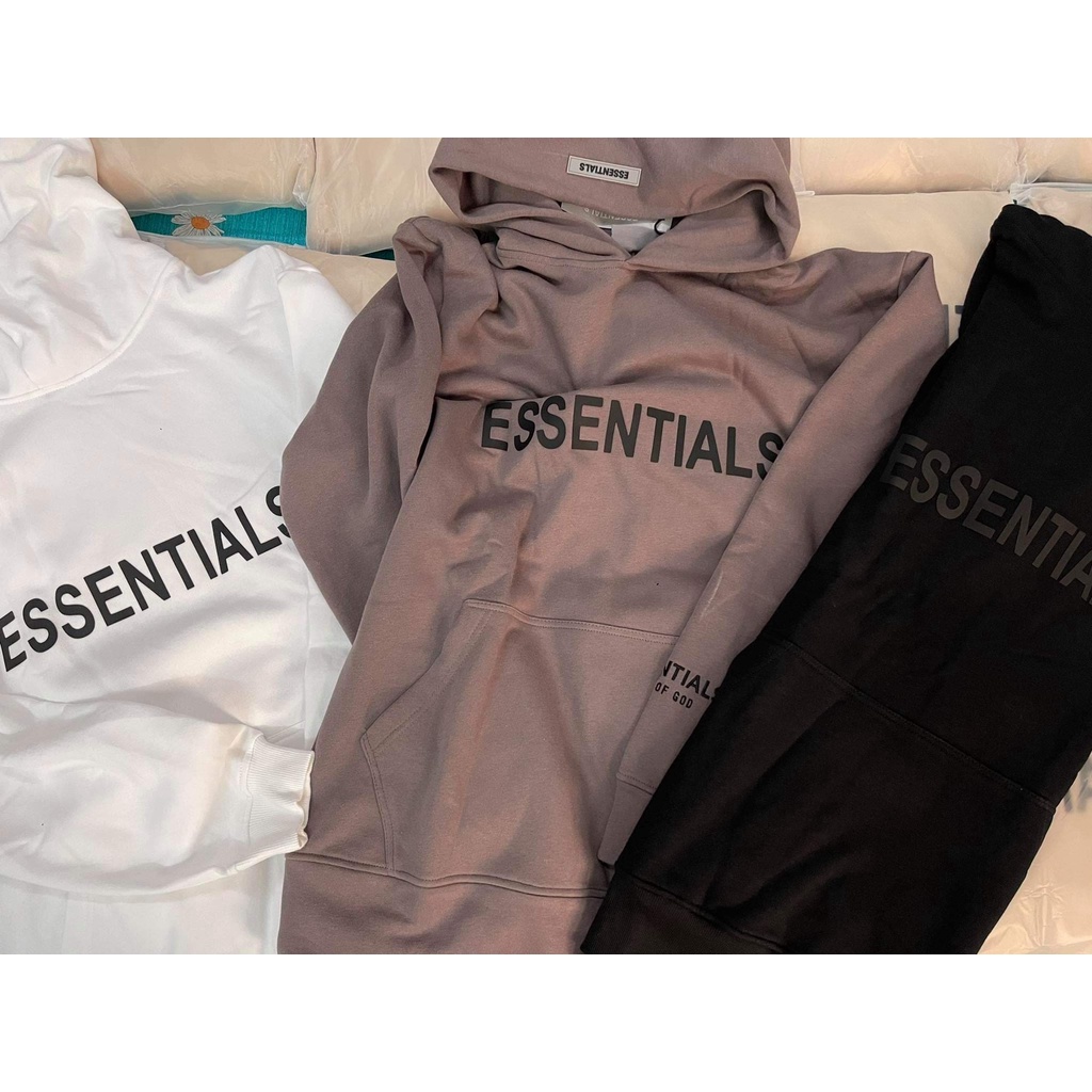 [NHẬP MÃ DAOM50 GIẢM 50% ĐƠN TỪ 0Đ ] Áo Hoodie Nỉ Bông Essentials Dày Dặn Ảnh Thật | BigBuy360 - bigbuy360.vn