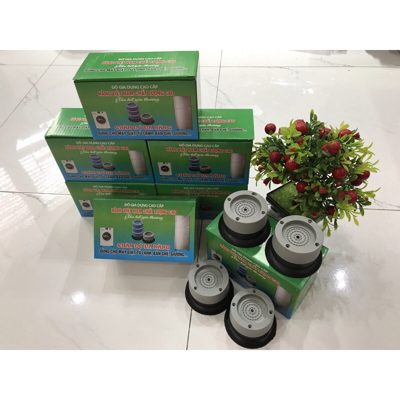Bộ 4 chân Đệm Chống Rung Máy Giặt Đa Năng Giúp Tăng Tuổi Thọ Máy, Chống Rung, Chống Ồn Cực Kỳ Hiệu Quả.