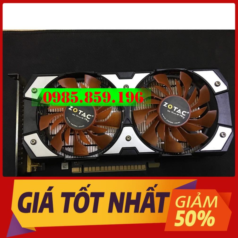 Vga Zotac GTX750Ti 2GB DDR5 Dualfan Hàng chuyên game . PUBG Thoải mái.