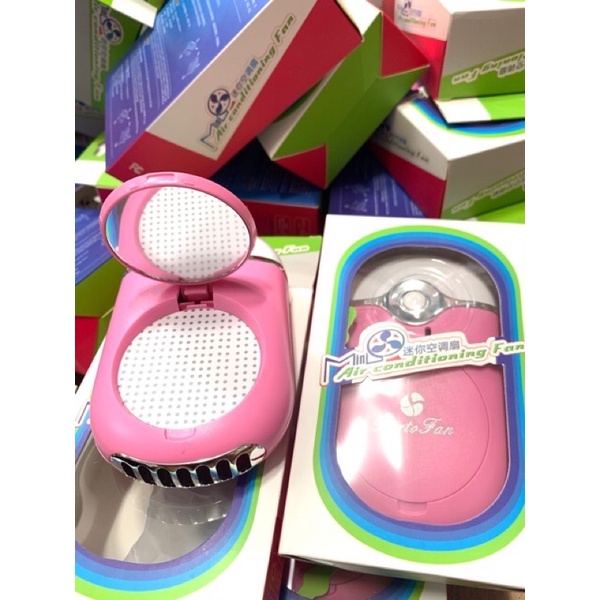 Quạt Thổi Mi Chống Cay Mắt, Mau Khô Có Gương Và Sạc Mẫu Mới