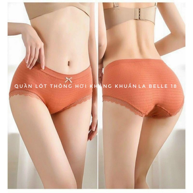 Combo 5 Quần lót kháng khuẩn thông hơi xuất Nhật