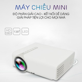 Máy chiếu phim mini full HD, máy chiếu mini phông sinh nhật giá rẻ