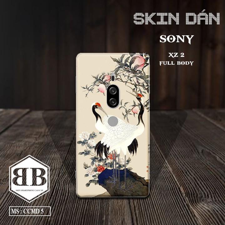 Bộ Skin Dán Sony Xperia XZ2 Premium dán full lưng viền dùng thay ốp lưng điện thoại đẹp lung linh