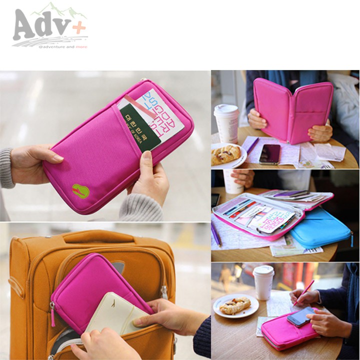 Ví đựng passport Hàn Quốc / Túi tiện ích cầm tay du lịch Travelus - MUÔN PHƯƠNG SHOP
