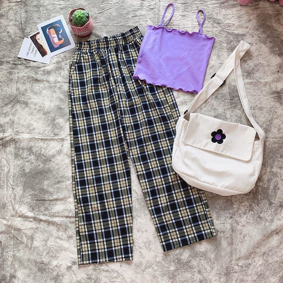 (Có video) Quần collus caro