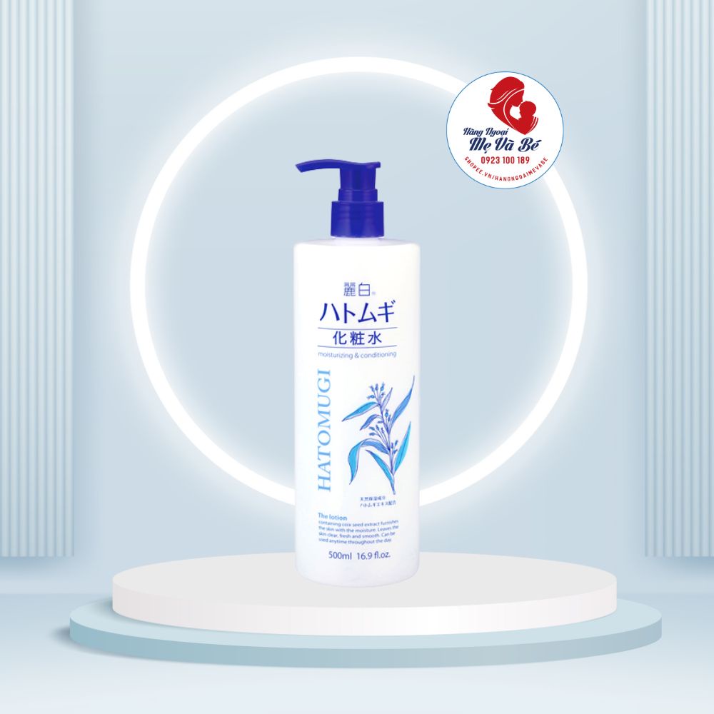 Sữa tắm trắng da Hatomugi, sữa tắm dưỡng thể hạt ý dĩ Nhật Bản 2 bản Trắng - Xanh 800ml