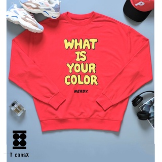 T-ConsX Áo Sweater Nerdy Đỏ