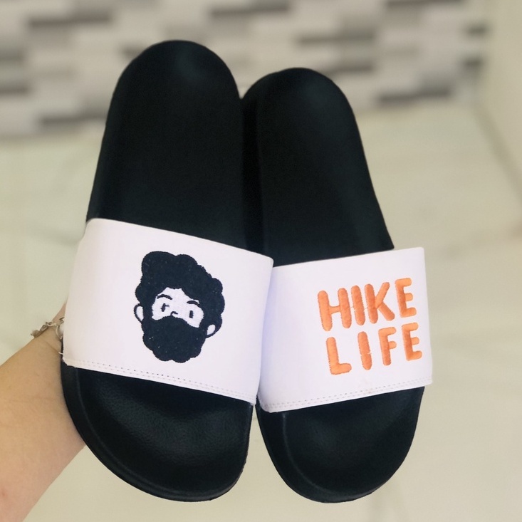 Dép unisex 𝐌𝐋𝐁 𝐇𝐈𝐊𝐄 𝐋𝐈𝐅𝐄 ❤️FREESHIP + Hộp❤️ dép mlb quai ngang thể thao nữ Thêunỗi HIKE-LIKE nhiều màu