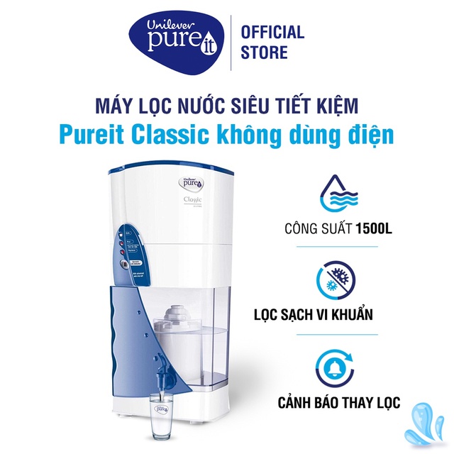 [Mã ELPU500K giảm 8% đơn 500K] Máy lọc nước Pureit Classic