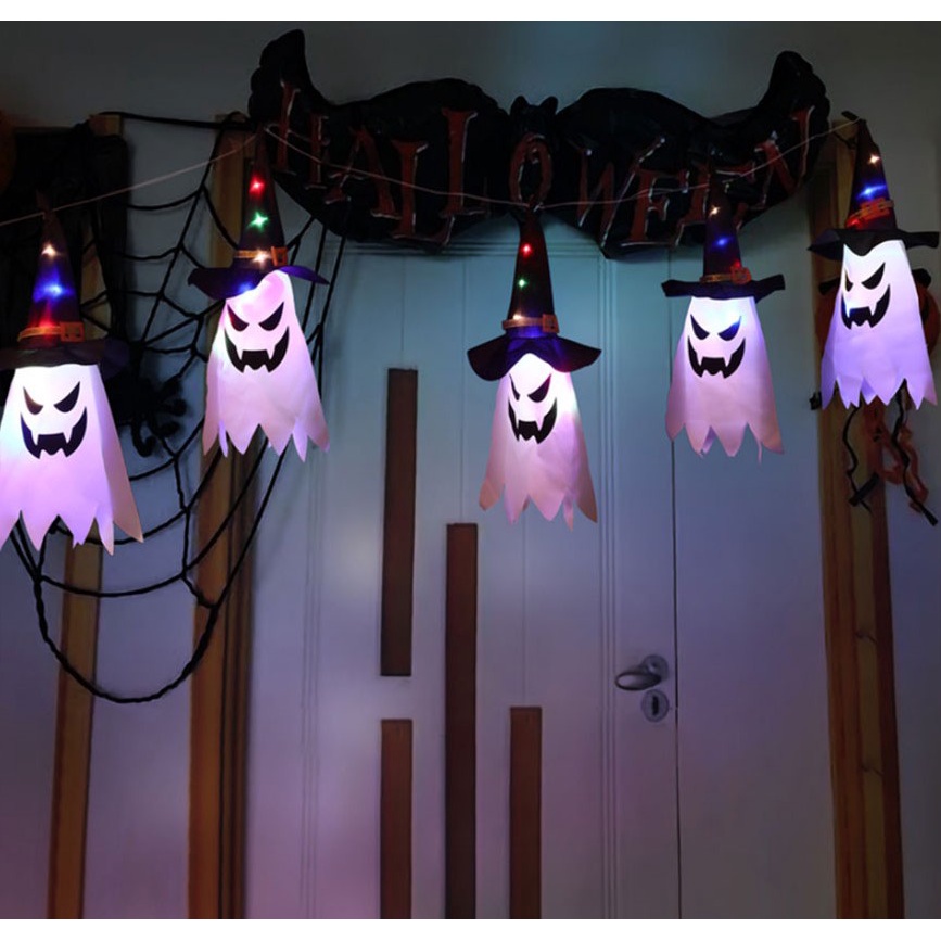 Đèn Led Hình Nón Phù Thủy Trang Trí Halloween