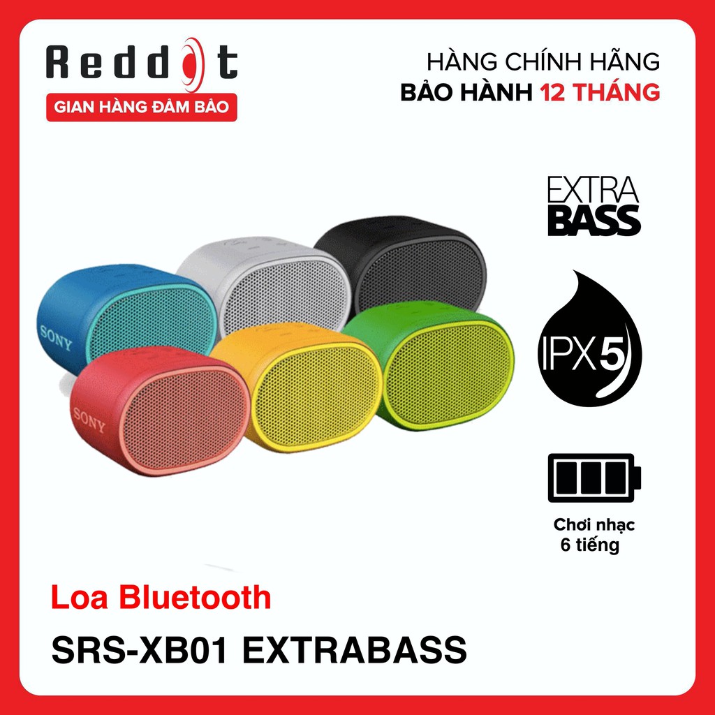 Loa Bluetooth Sony ExtraBass XB01 - Hàng Chính Hãng