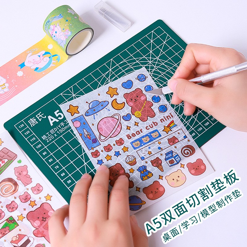 Dao Cắt Washi Tape, Dao Khắc Trổ Giấy Gỗ, Làm Sổ Tay Bullet Journal