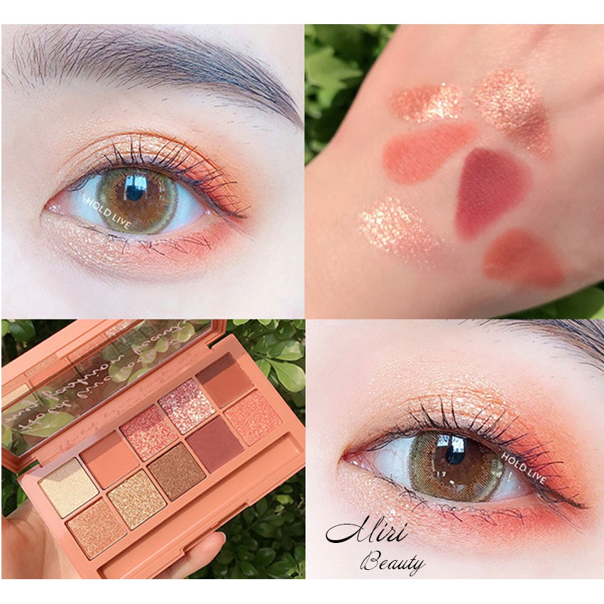 Set trang điểm bảng phấn mắt và 3 màu son HOLDLIVE Chocochoke Pink Sweet Perfect Suit | BigBuy360 - bigbuy360.vn