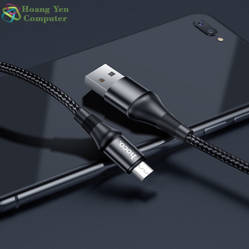 Cáp Sạc MICRO USB Hoco X50 Dây Dù Chông Đứt cho ANDROID dài 1M - BH 3 tháng 1 đổi 1