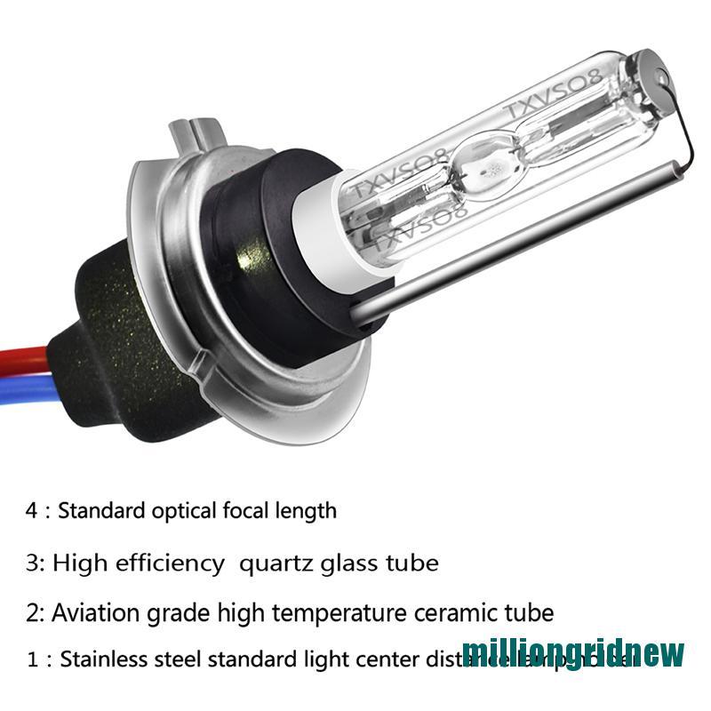 Set 2 Đèn Pha Xenon H7 HID 55W 12V 5000K 6000K 8000K 10000K 12000K Chuyên Dụng Cho Xe Hơi