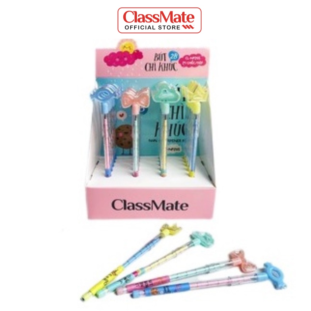 Bút Chì Khúc 2B CLASSMATE Hình Đám Mây, Nét Bút Mịn, Dùng Cho Bé Luyện Viết Chữ CL-NP205