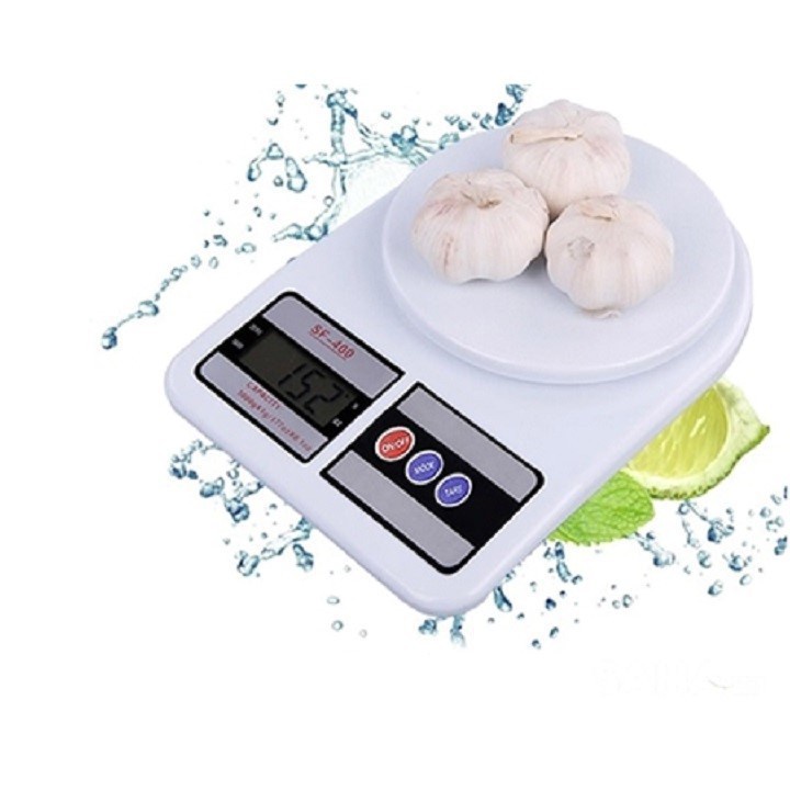 [Sale max] Cân điện tử nhà bếp SF-400 để bàn 1g - 7kg - Hàng loại 1 [ Bảo hành 1 đổi 1]