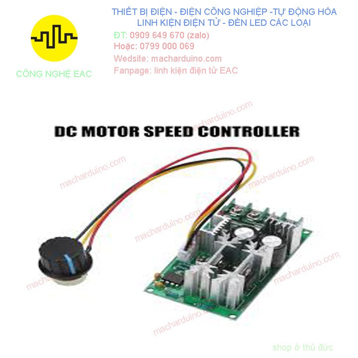 Mạch Điều Khiển Tốc Độ Động Cơ DC PWM 12V 24V  36V 48V