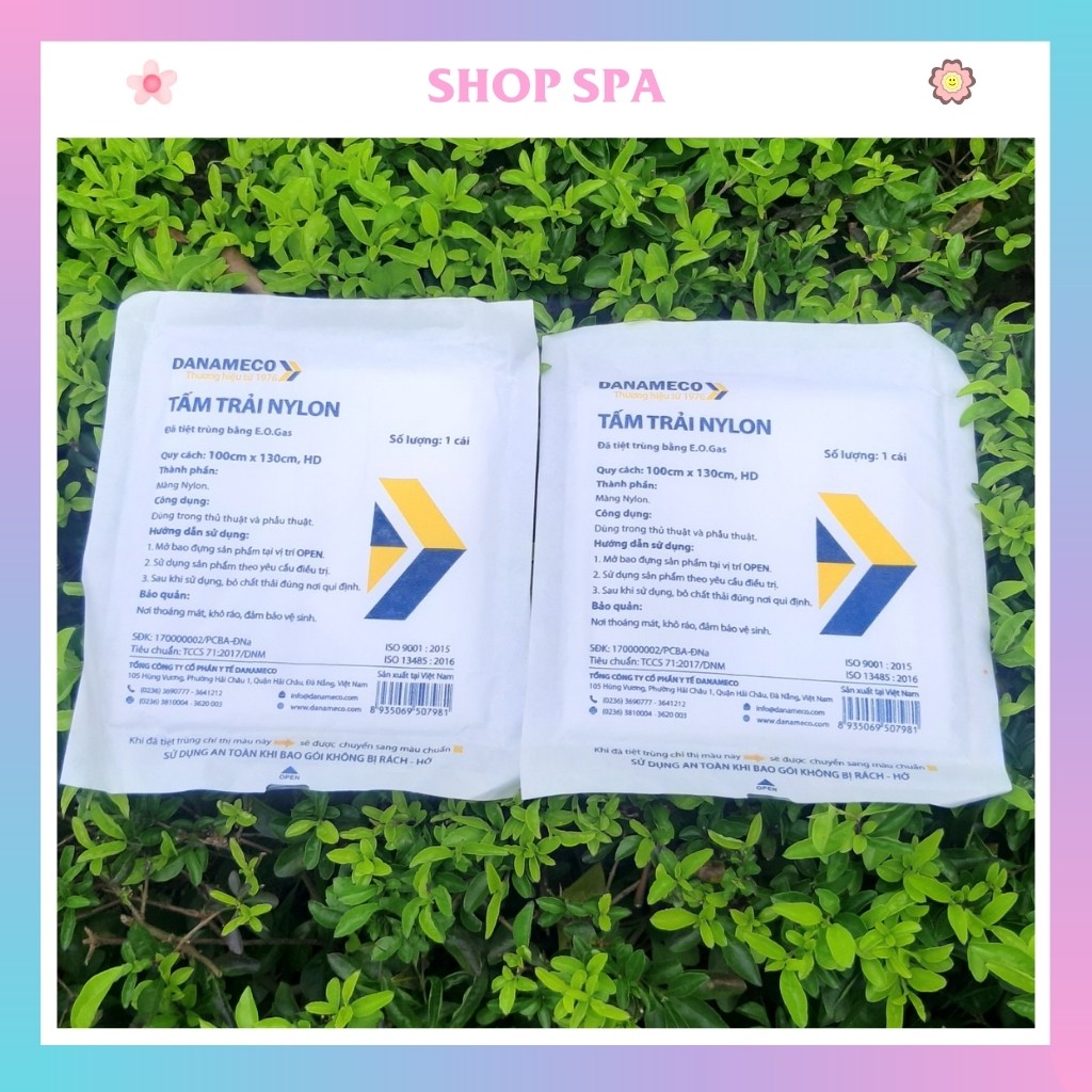 Tấm nilong trải giường, trải ủ tắm trắng (1 tấm)
