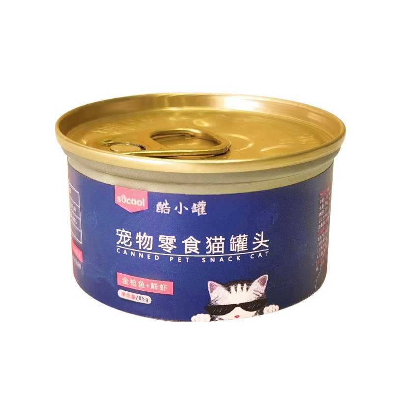 Pate SoCool cho mèo loại cao cấp vỗ béo cho mèo, với sốt siêu thơm ngon (85gr)