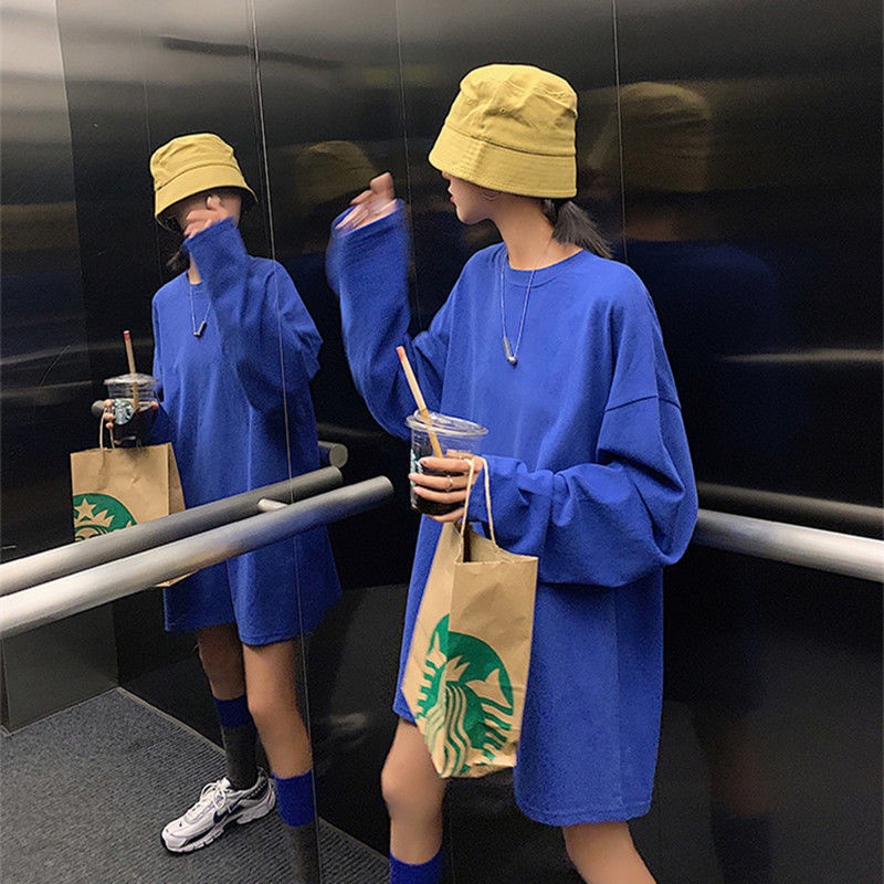 【Yuki】Áo phông dài tay trơn dáng thụng bassic Full màu | BigBuy360 - bigbuy360.vn