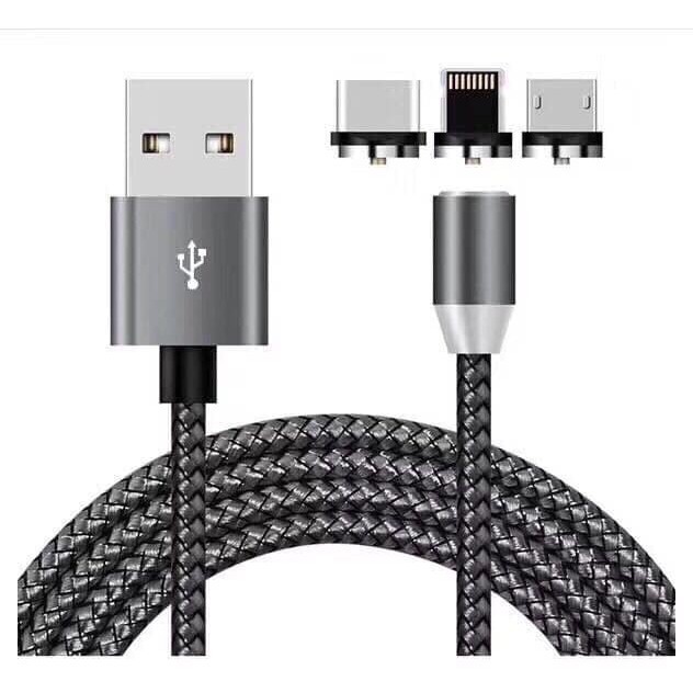Cáp sạc 3 đầu nam châm X - CABLE 360
