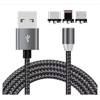 Cáp sạc 3 đầu nam châm x - cable 360