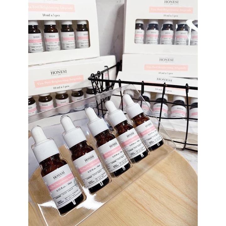 ( 1 lọ ) Tinh chất serum Honesi Vita Peel Brightening Ampoule Hàn Quốc cải thiện da nám, sạm - CO206