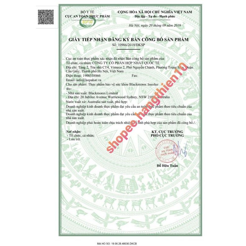 (Đủ bill)  Viên uống đẹp da bổ sung vitamin B3 - Blackmores Insolar 60 viên | BigBuy360 - bigbuy360.vn