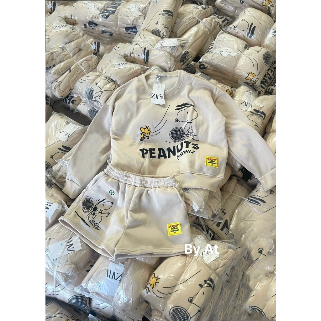 Bộ nỉ hoạt hình chú chó siêu cute HN155