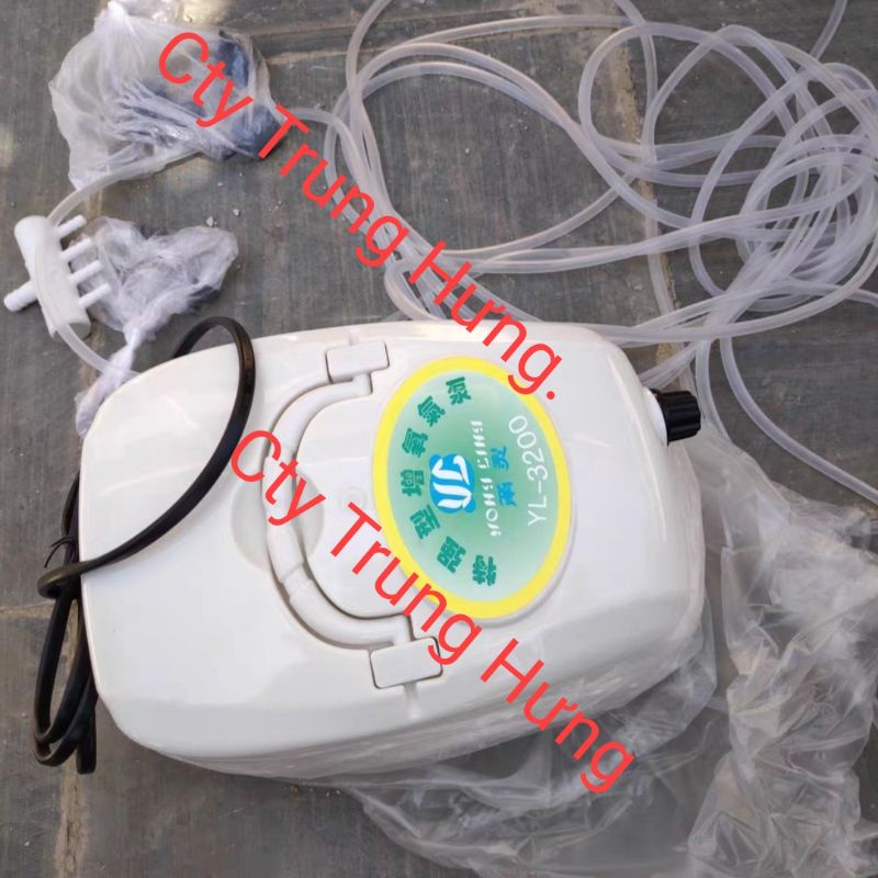 Sục khí oxy YL.Máy sục khí oxy tích điện . Máy thổi khí liền bình ắc quy. Hàng chính hãng.
