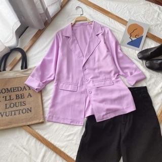 Áo vest tím nữ