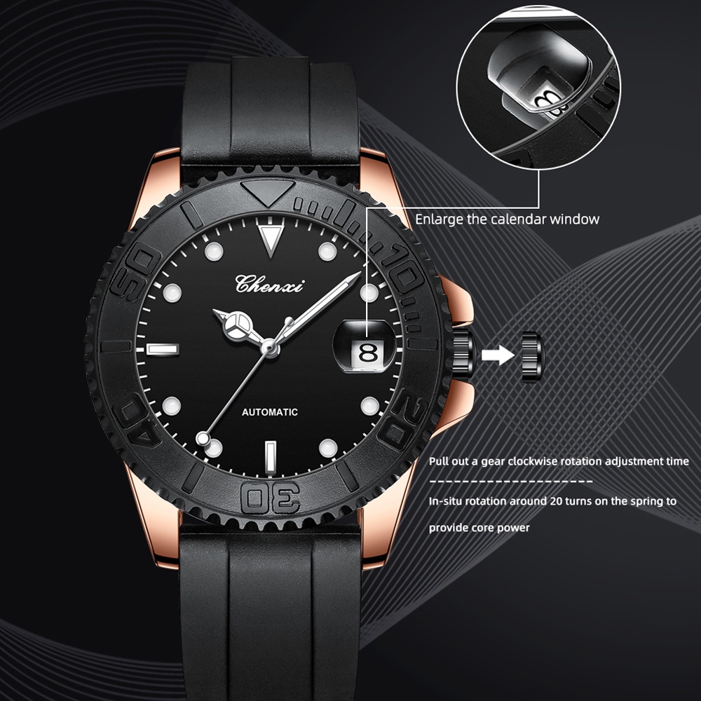Đồng Hồ Cơ CHENXI Chống Thấm Nước Thời Trang Cho Nam