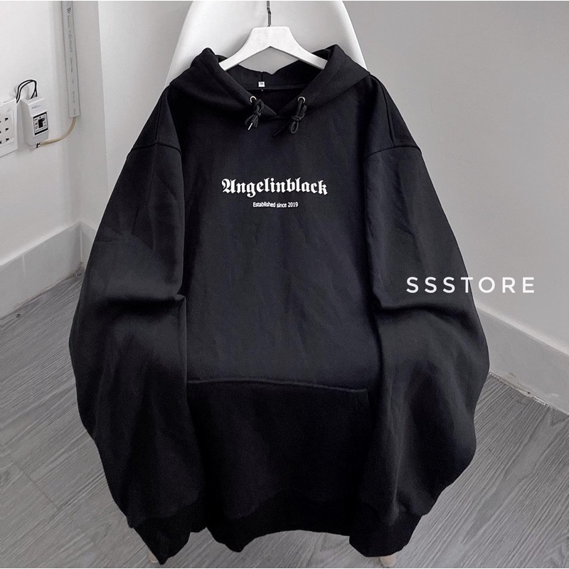 Áo Hoodie nỉ xám chữ 2019 unisex ảnh thật SSSTore