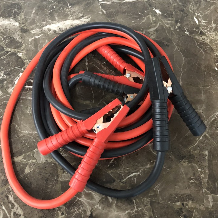 Dây câu, kích bình ắc quy ô tô dài 4m dòng 2500A - nguồn DC 25mm2, chiều dày lớp cách điện 1,2mm