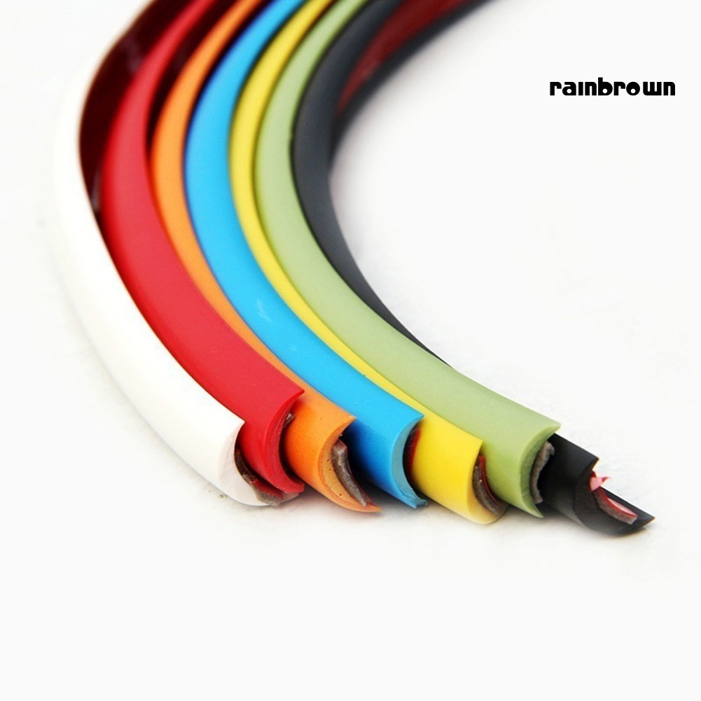 Bọc viền vành bảo vệ bánh xe bằng cao su PVC 8m