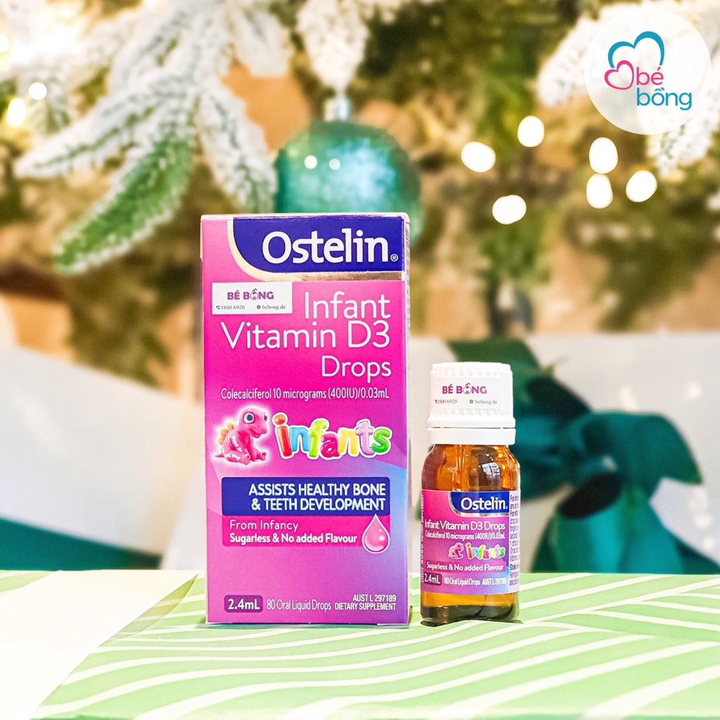 Vitamin D3 Drops for Infant Ostelin Úc 2.4ml