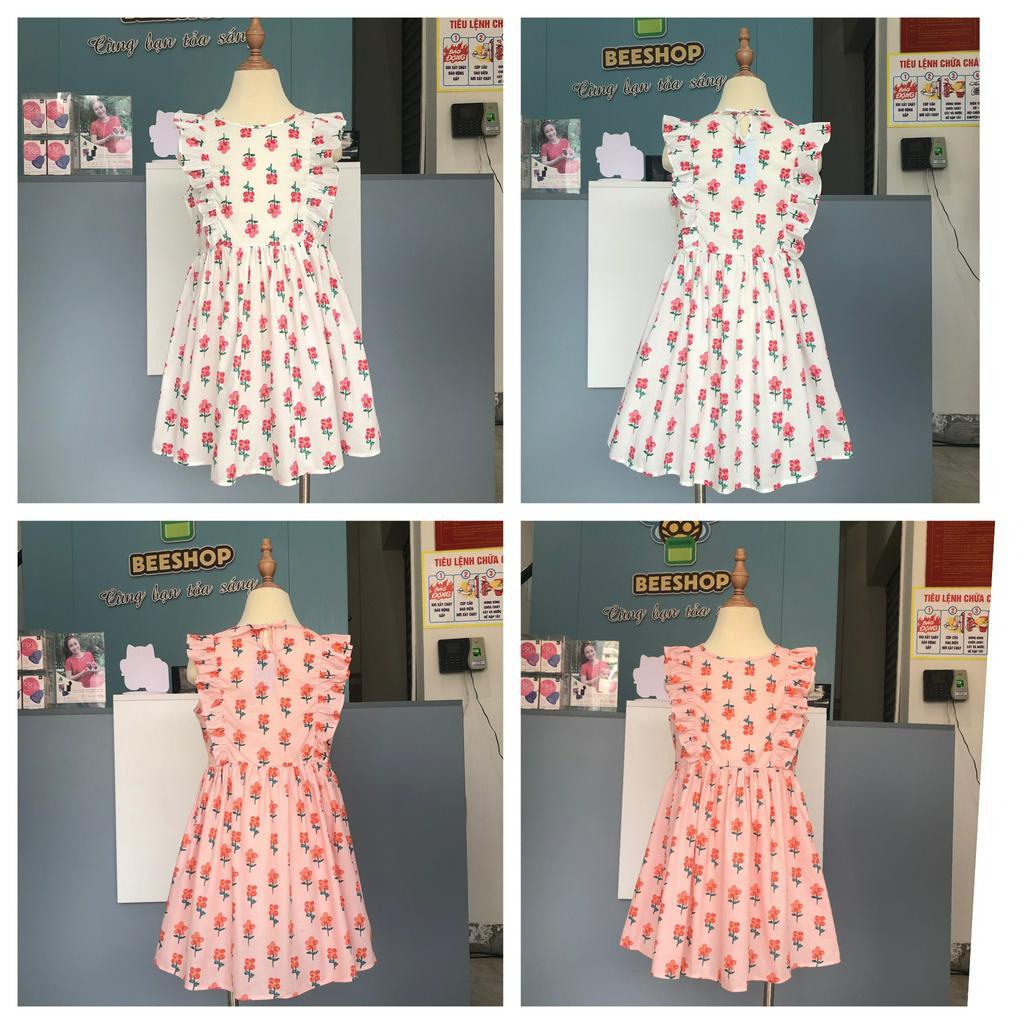 Váy hoa sát nách cho bé gái size đại Thời trang trẻ em BEESHOP H23135