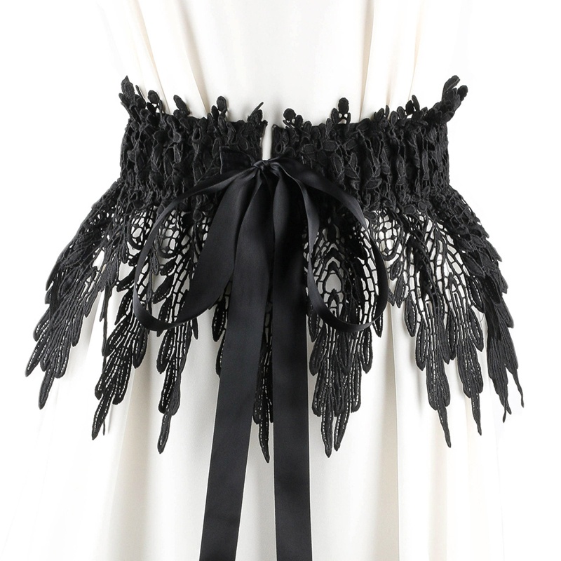 Áo Nịt Bụng Phối Ren Hoa Viền Xếp Nếp Quyến Rũ Cho Nữ