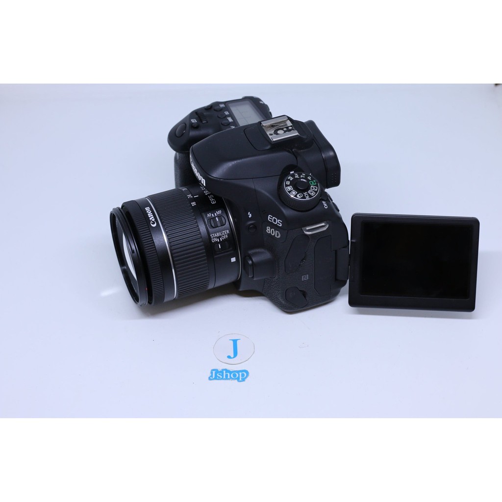 Máy ảnh Canon 80D kèm lens 18-55 IS STM