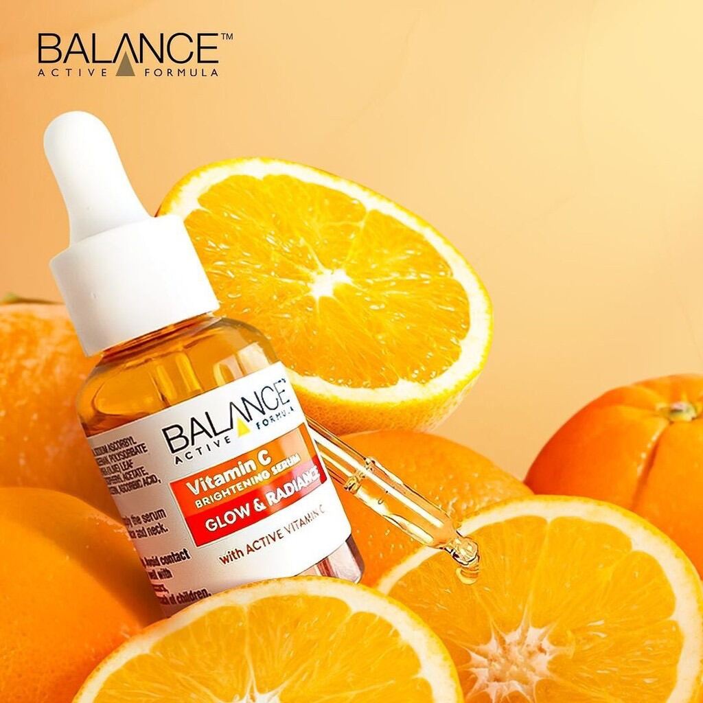Serum Balance Vitamin C, Niacinamide, Hyaluronic 30 - 60ml giúp dưỡng ẩm, sáng da và chống lão hóa vượt trội