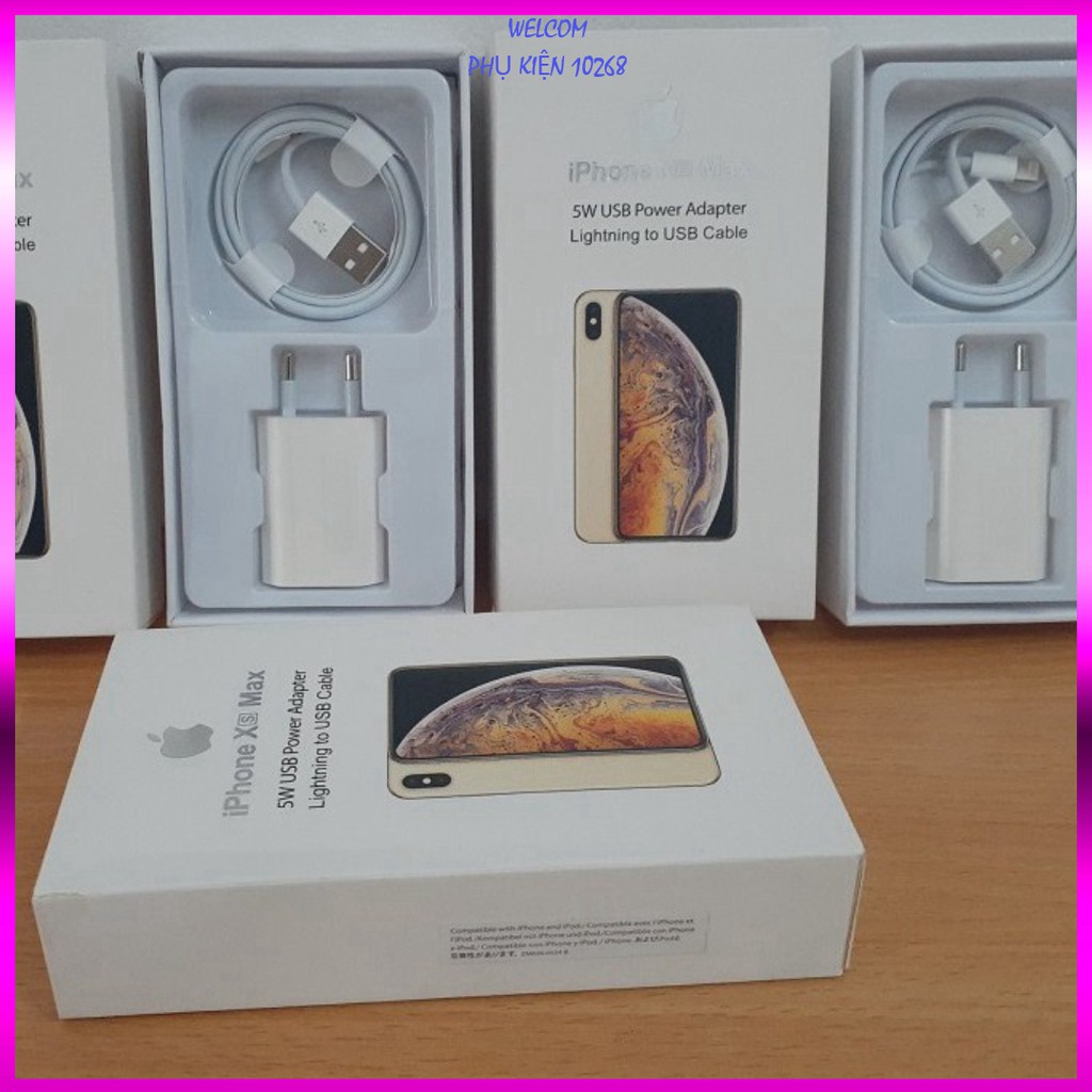 Bộ Sạc Iphone XsMax 💝Bảo Hành 12 Tháng💝 Cho Iphone 6/7/8/6plus/7plus/8plus/X/XR/XsMax/11/12promax