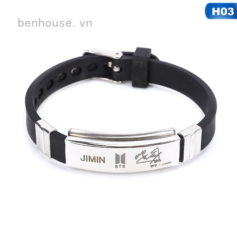 Vòng đeo tay mặt dây hình các thành viên BTS