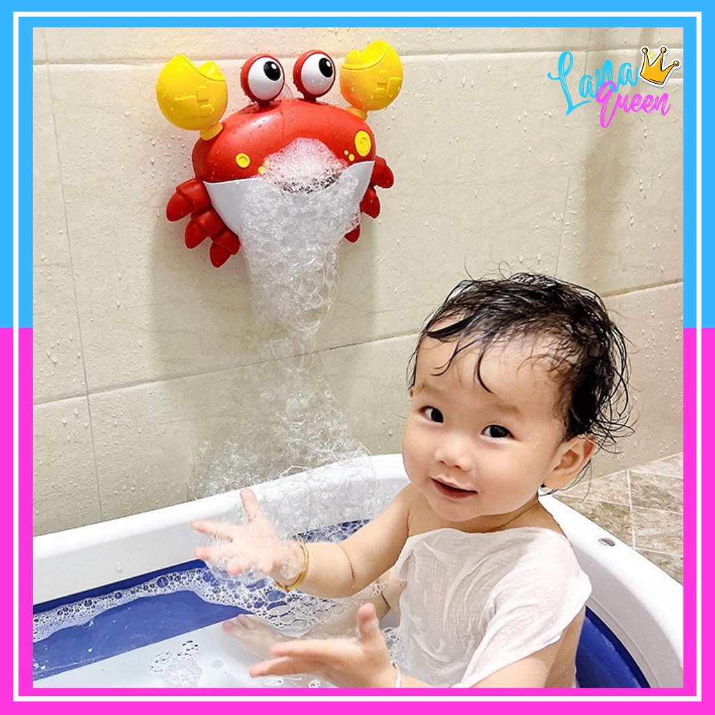 Cua tạo bọt xà phòng bong bóng - có nhạc cho bé